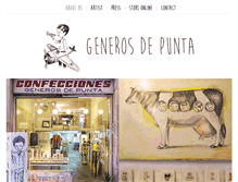 Tablet Screenshot of generosdepunta.com